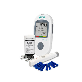 Advance Link Glucose Meter Kit Combo with 100 Test Strips and 100 30G Lancets