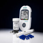 Advance Link Glucose Meter Kit Combo with 100 Test Strips and 100 30G Lancets