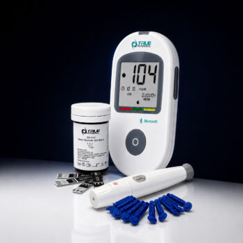 Advance Link Glucose Meter Kit Combo with 100 Test Strips and 100 30G Lancets