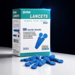 True Integral 30G Sterile Lancets, 100 Count – Twist-Off Cap Lancets for Standard Lancing Devices